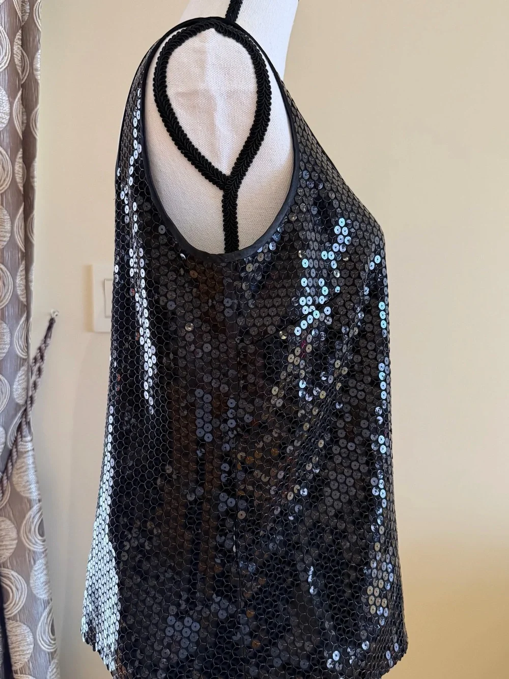 Liz Claiborne black sequin